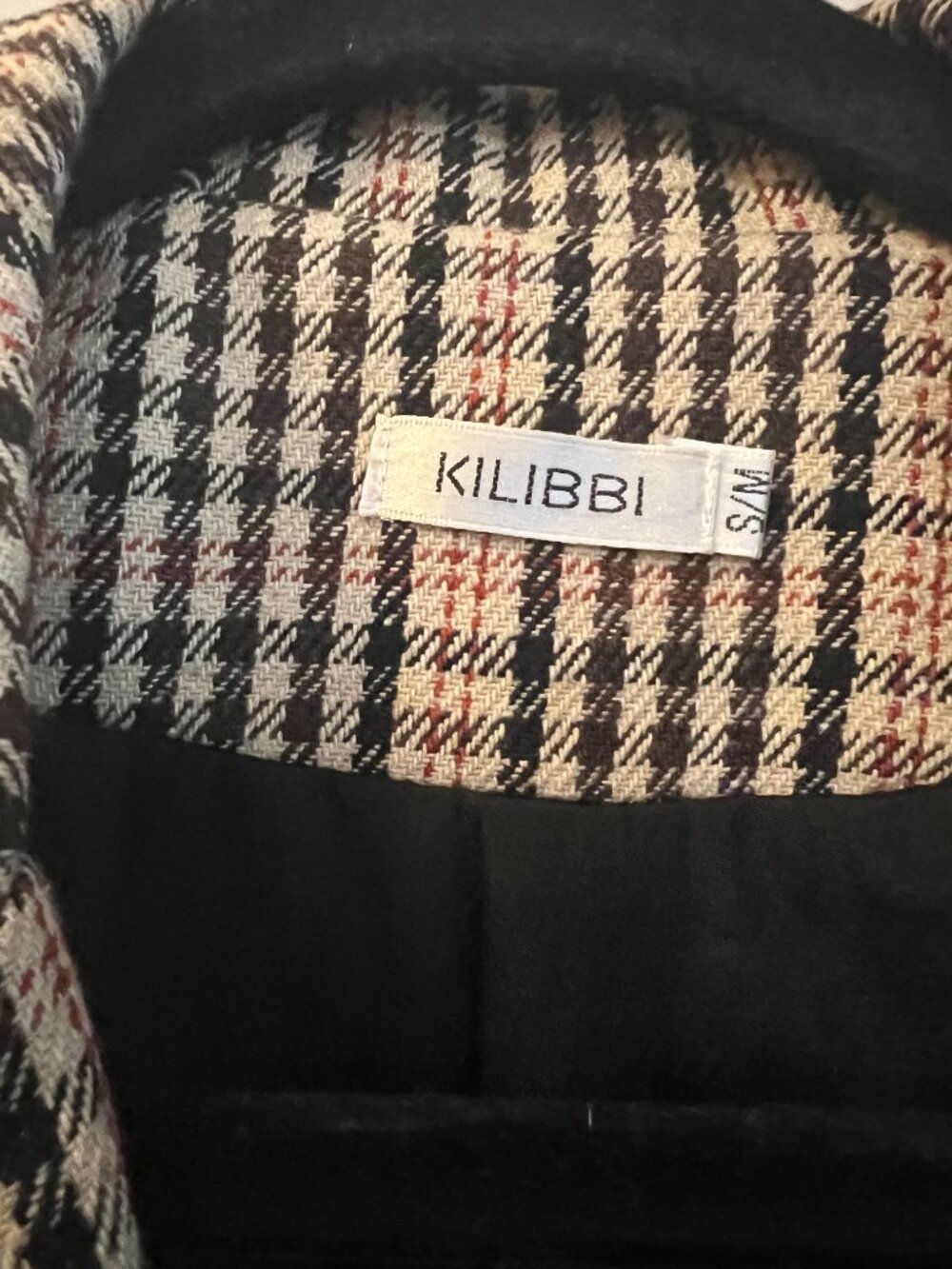 Women's Parisian Plaid Blazer - Size S/M - Picture 4 of 4